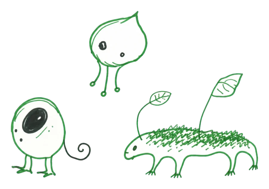 三种异星田野小生物